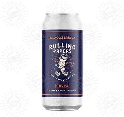 BULLHOUSE (NIR - UK) - Birra Rolling Paper 2.0 Hazy IPA 5,2%vol - Lattina 440ml