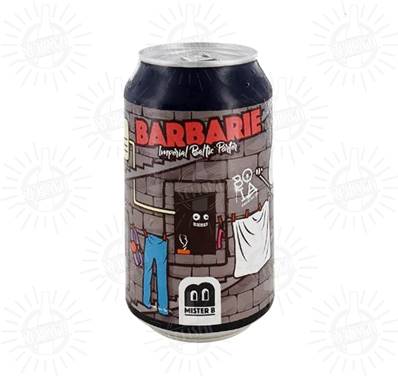 MISTER B collab. BOIA - Birra Barbarie Imperial Smoked Baltic Porter 8,4%vol - Lattina 330ml