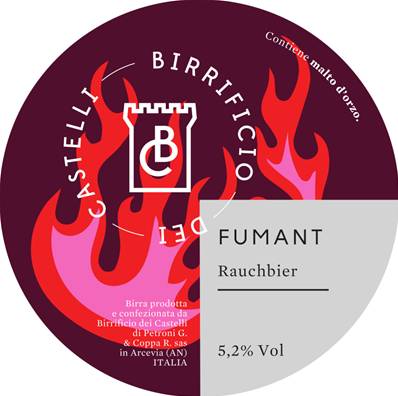 BIRRIFICIO DEI CASTELLI - Birra Fumant Rauch 4,5%vol - Polykeg 24lt