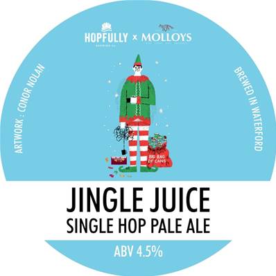 HOPFULLY BREWING (IRL) - Birra Jingle Juice New England Pale Ale 4,5%vol - Unikeg 30lt (baionetta)