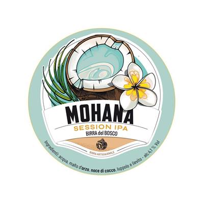 BIRRA DEL BOSCO - Birra Mohana Coconut Session IPA 4,1%vol - Polykeg con sacca 24lt