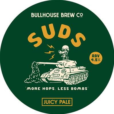 BULLHOUSE (NIR - UK) - Birra Suds DDH Pale 4,5%vol - Polykeg 30lt