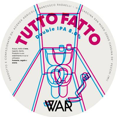 WAR - Birra Tutto Fatto Double IPA 8%vol - Polykeg 24lt
