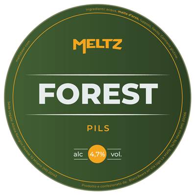 MELTZ - Birra Forest Pils 4,7%vol - Polykeg 24lt