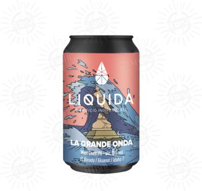 LIQUIDA - Birra La Grande Onda West Coast IPA 6%vol - Lattina 330ml