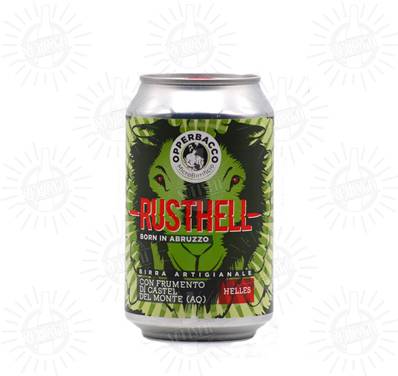 OPPERBACCO - Birra Rusthell Helles 4,8%vol - Lattina 330ml