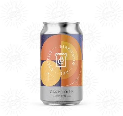 BIRRIFICIO DEI CASTELLI - Birra Carpe Diem Gluten Free IPA 5,7%vol - Lattina 330ml