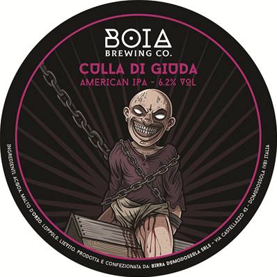 BOIA - Birra Culla di Giuda American IPA 6,2%vol - Polykeg 24lt
