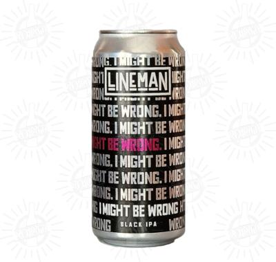 LINEMAN (IRL) - Birra I Might Be Wrong Black IPA 6,5%vol - Lattina 440ml
