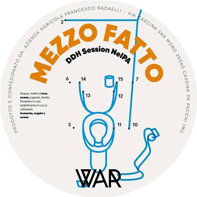 WAR - Birra Mezzo Fatto DDH Session NEIPA 4%vol - Polykeg 24lt