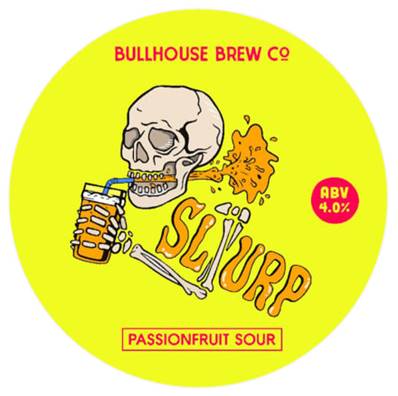 BULLHOUSE (NIR - UK) - Birra Slurp Fruit Sour Ale con passion fruit 4%vol - Polykeg 30lt