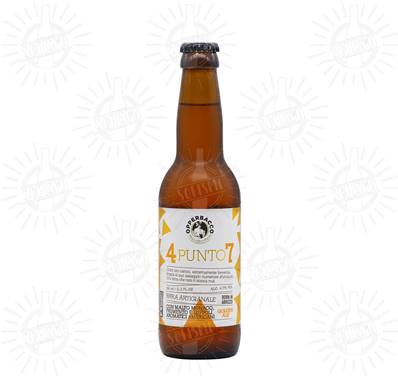 OPPERBACCO - Birra 4Punto7 Golden Ale 4,7%vol - Bottiglia 330ml