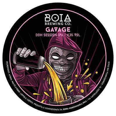 BOIA - Birra Gavage DDH Session IPA 4,3%vol - Polykeg 24lt
