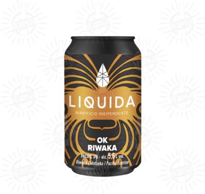 LIQUIDA - Birra Ok Riwaka Pacific IPA 5,6%vol - Lattina 330ml