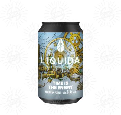 LIQUIDA - Birra Time Is The Enemy American Porter 6,3%vol - Lattina 330ml