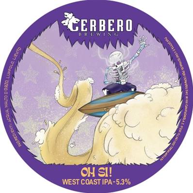 CERBERO - Birra Oh Si West Coast IPA 5,3%vol - Steelkeg 20lt (acciaio)