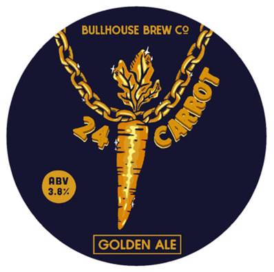 BULLHOUSE (NIR - UK) collab. KINNEGAR (IRL) - Birra 24 Carrots Golden Ale 3,8%vol - Polykeg 30lt