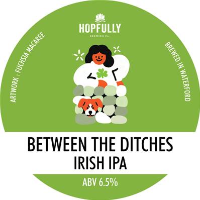 HOPFULLY BREWING (IRL) - Birra Between The Ditches Irish IPA 6,5%vol - Unikeg 30lt