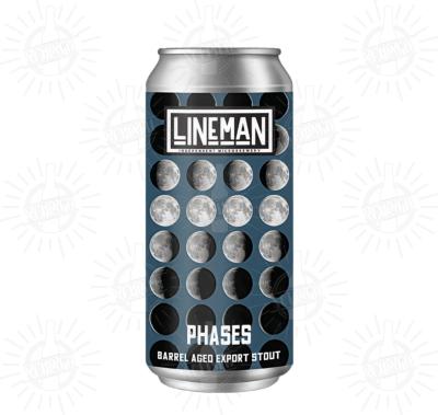 LINEMAN (IRL) - Birra Phases Barrel Aged Export Stout 6.6%vol - Lattina 440ml