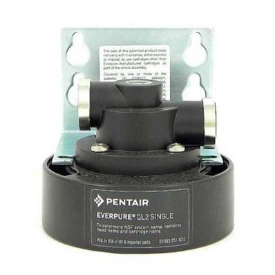 PENTAIR EVERPURE - Testata completa per sistema di filtrazione acqua compatibile con cartuccia 4C