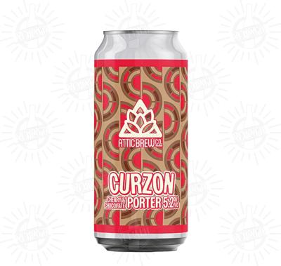ATTIC BREW CO (UK) - Birra Curzon Chocolate & Cherry Porter 5,2%vol - Lattina 440ml