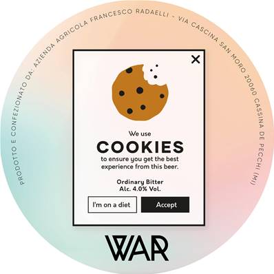 WAR - Birra Cookies Ordinary Bitter 4%vol - Polykeg 24lt