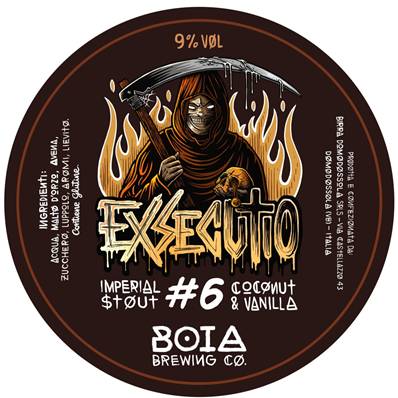BOIA - Birra Exsecutio #6 Imperial Pastry Stout 9%vol - Polykeg 16lt