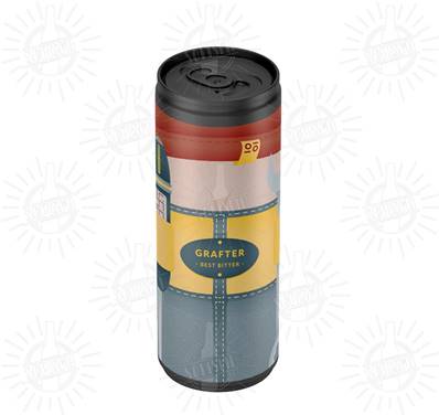 ZONA MOSTO - Birra Grafter Best Bitter 4,5%vol - Lattina 330ml