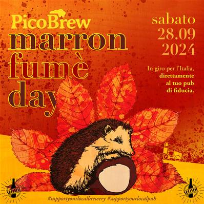 PICOBREW - Birra Marron Fumè Smoky Chestnut Marzen 5,3%vol - Lattina 400ml