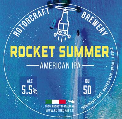ROTORCRAFT - Birra Rocket Summer Cryo APA 5,7%vol - Polykeg 24lt