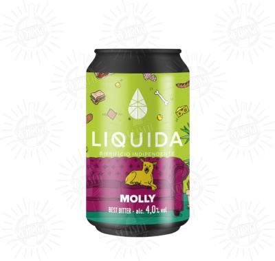 LIQUIDA - Birra Molly Best Bitter 4%vol - Lattina 330ml